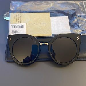 Stella McCartney - 51mm Rounded Cat Eye Sunglasses NWT